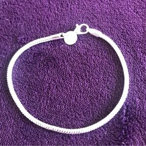 Sterling Silver Snake Chain Bracelet
